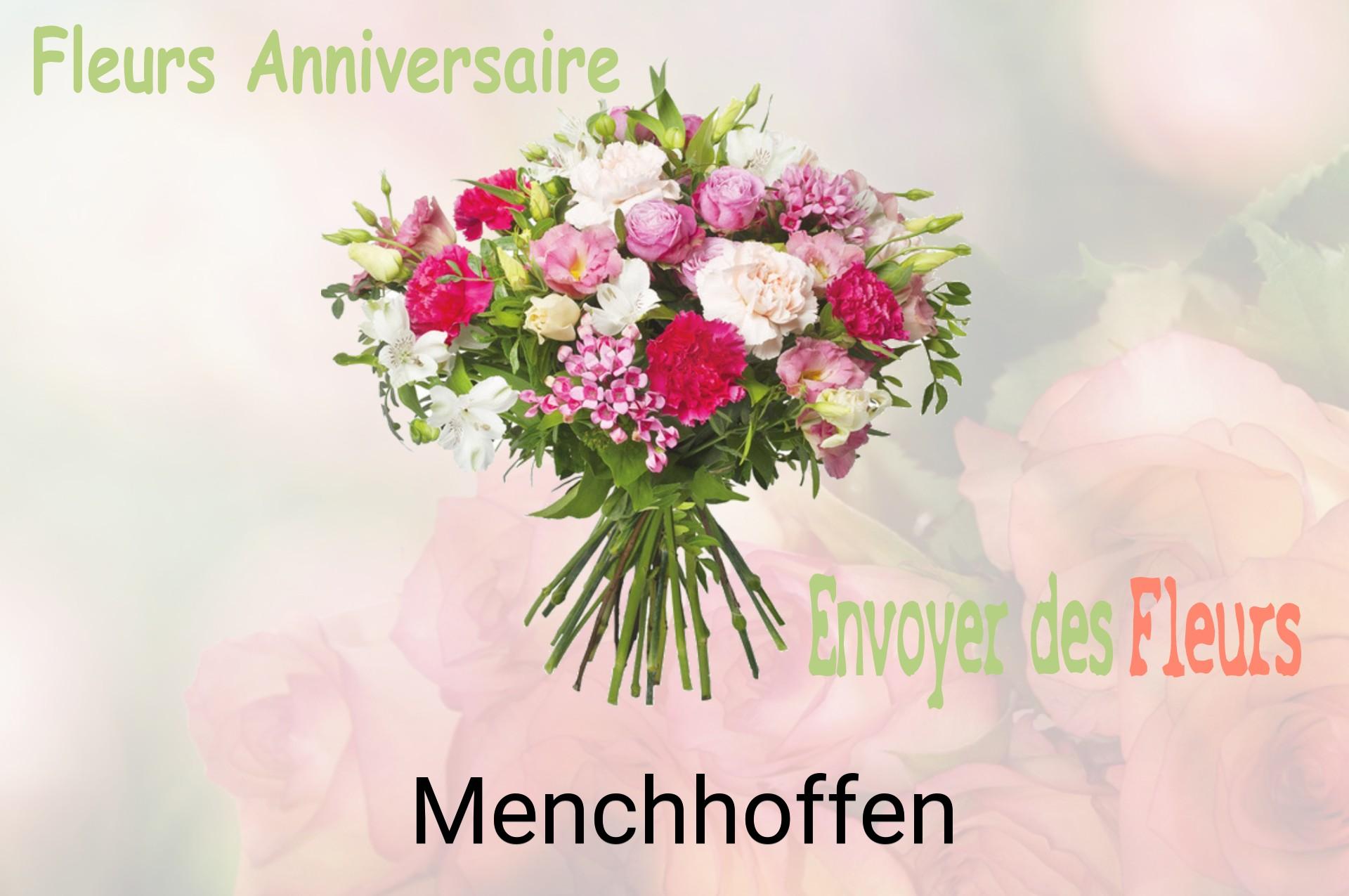 Bouquet de fleurs d’anniversaire livré à Menchhoffen