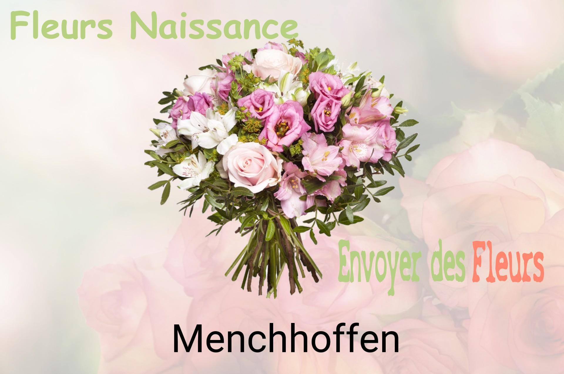 Bouquet de fleurs de naissance livré à Menchhoffen